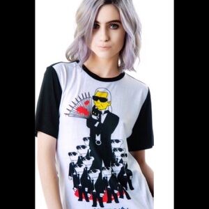 NWT Hitman Karl Lagerfeld Luxury Parody Shirt S